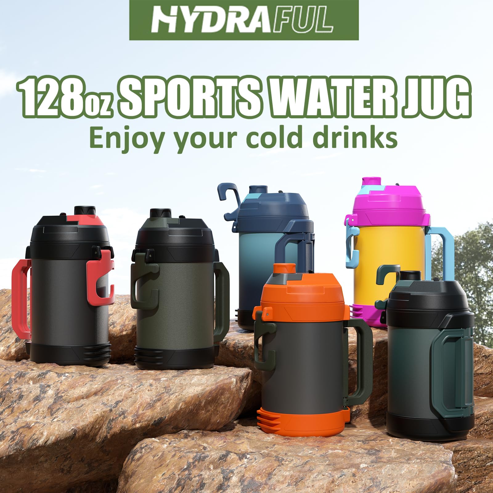 Hydraful comparación de tamaño, muestra escala y capacidad