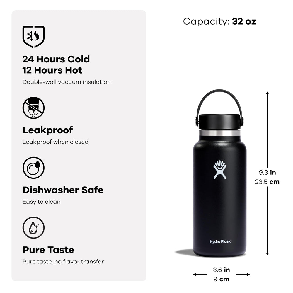 Hydro Flask tapa Flex primer plano demostrando cierre antigoteo
