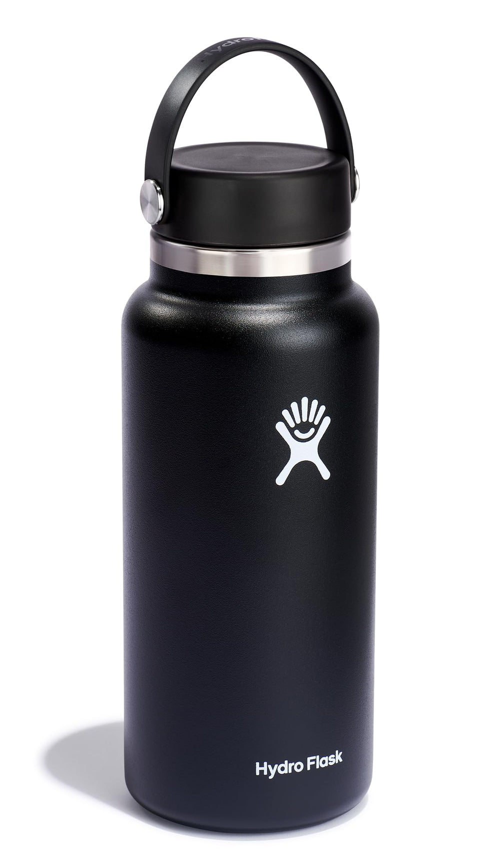Hydro Flask detalle de acero inoxidable resaltando acabado duradero