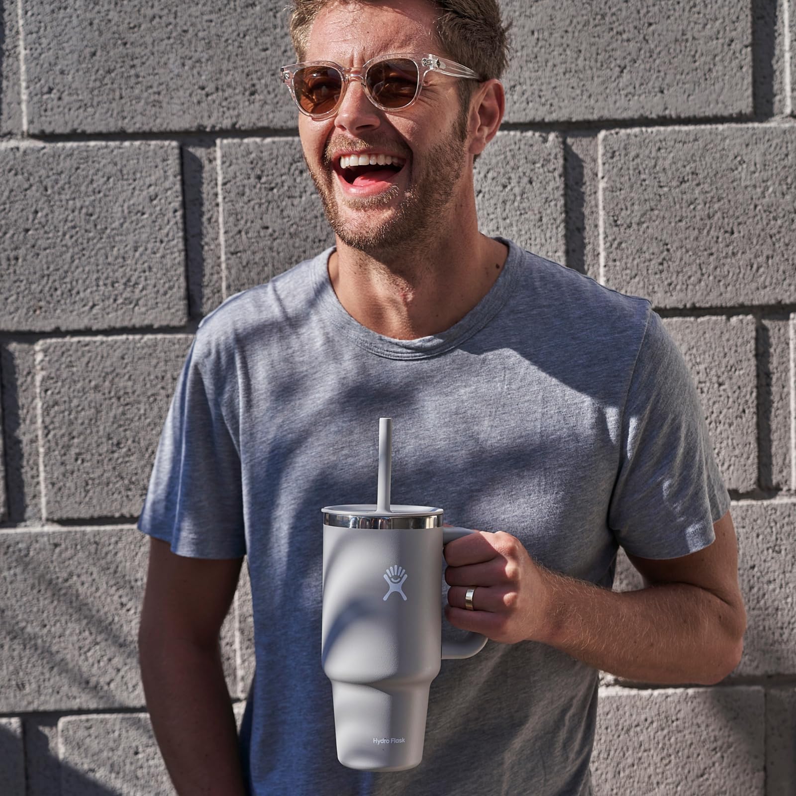 Hydro Flask vista superior de la tapa press-in que evita filtraciones