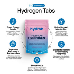 hydroh tablet close-up texture highlighting fast-dissolve design benefit