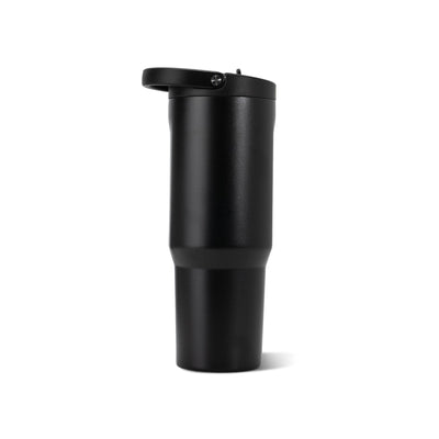 HydroJug vista frontal negro con gran capacidad y agarre cómodo