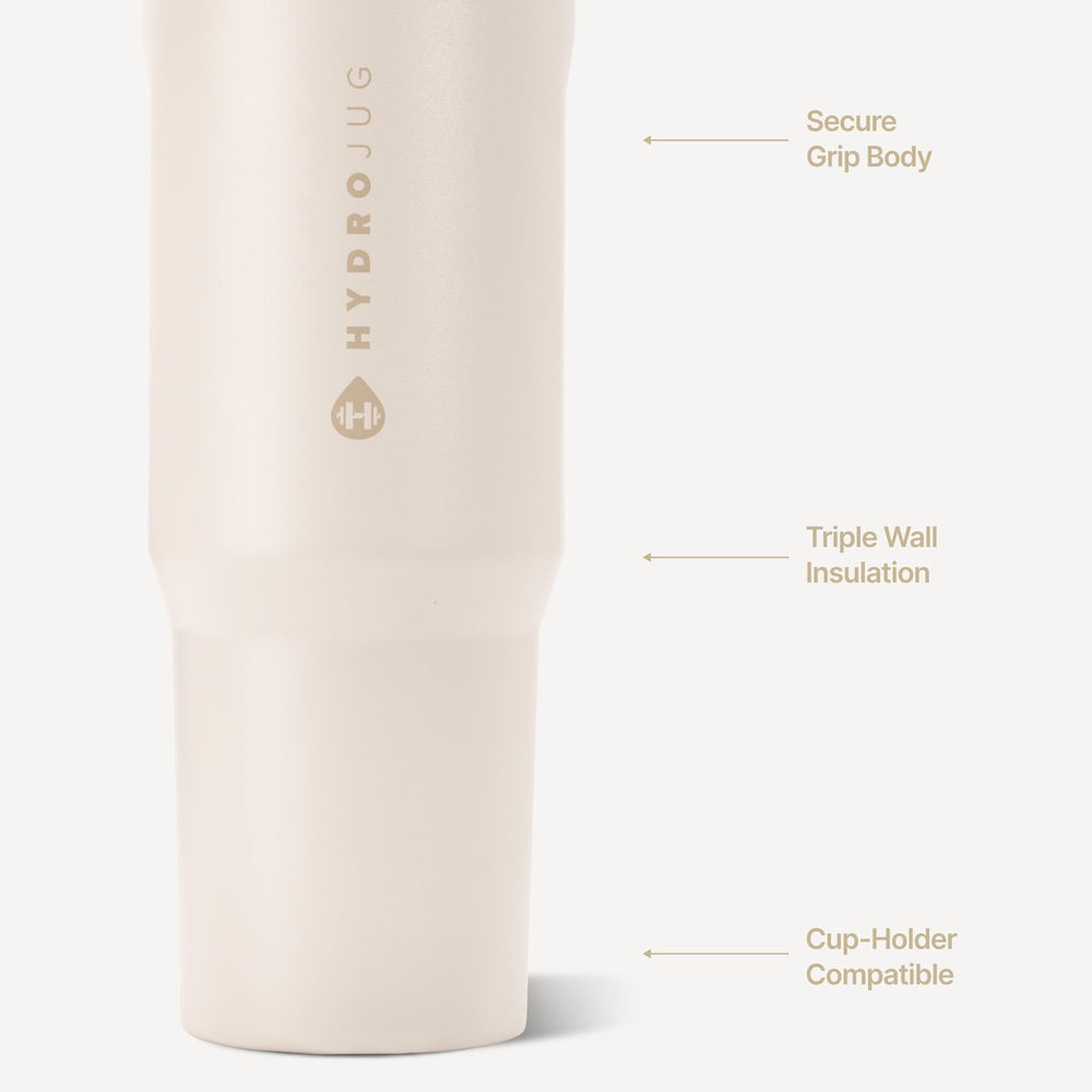HydroJug tapa con pajilla integrada, HydroJug permite beber sin inclinar