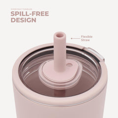HydroJug tapa de tacto suave y pajilla flexible para beber cómodamente