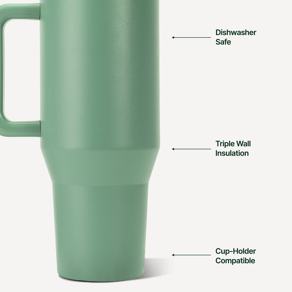 HydroJug flip straw open demonstrating easy sip benefit