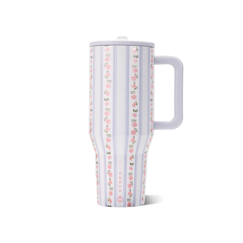 HydroJug Traveler frontal color Primrose mostrando diseño elegante y capacidad