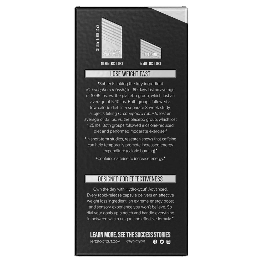 Hand holding Hydroxycut capsule pre-workout illustrating on-the-go energy support