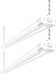 hykolity front view of 4ft shop light showing bright coverage and clean finish