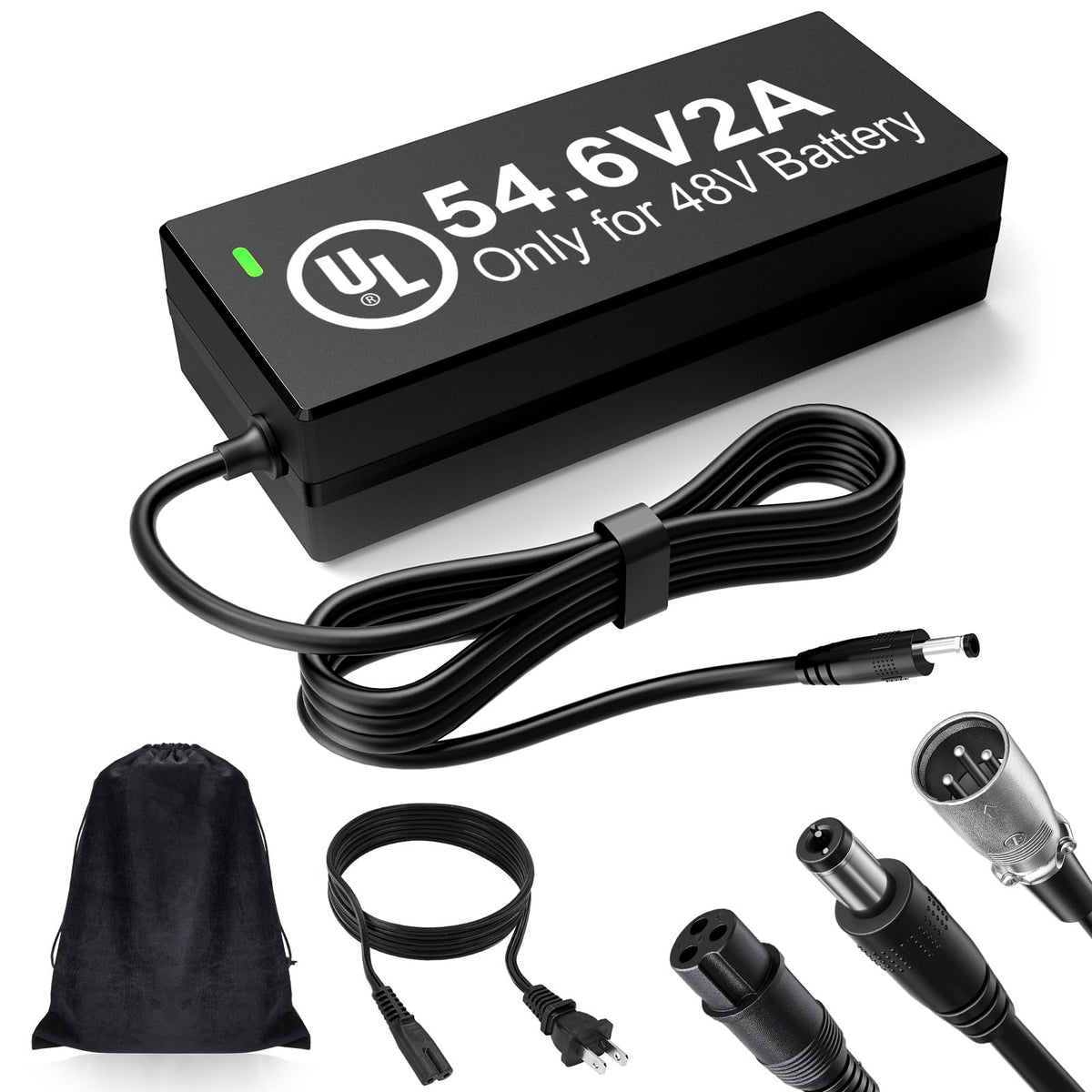 hyleton front view charger showing compact design and fast charging benefit
