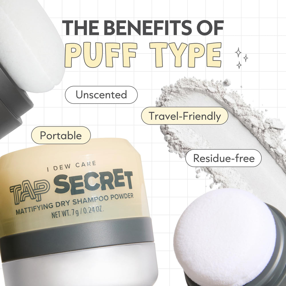 I DEW CARE Tap Secret dentro de un bolso de viaje demostrando uso práctico en ruta