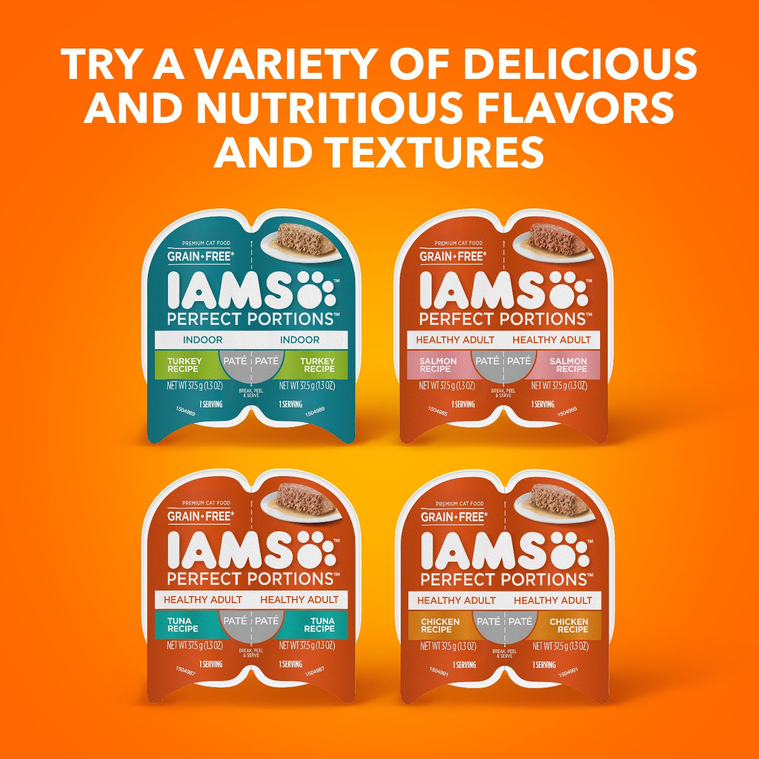 IAMS comparación de tamaño con mano, visualiza porción real