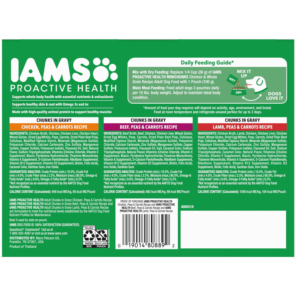 IAMS perro comiendo en ambiente familiar para mostrar aceptación fácil