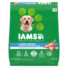 IAMS front packaging 30 lb bag showing product identity and benefits