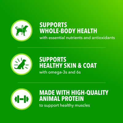 IAMS sobre abierto enseñando contenido húmedo apetecible para perros