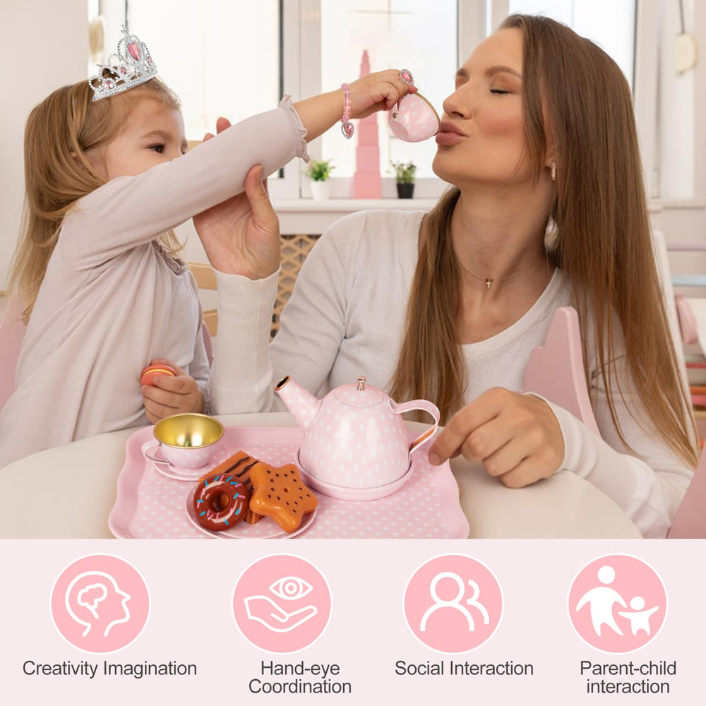 iAOVUEBY niñas jugando al té fomentando socialización creativa