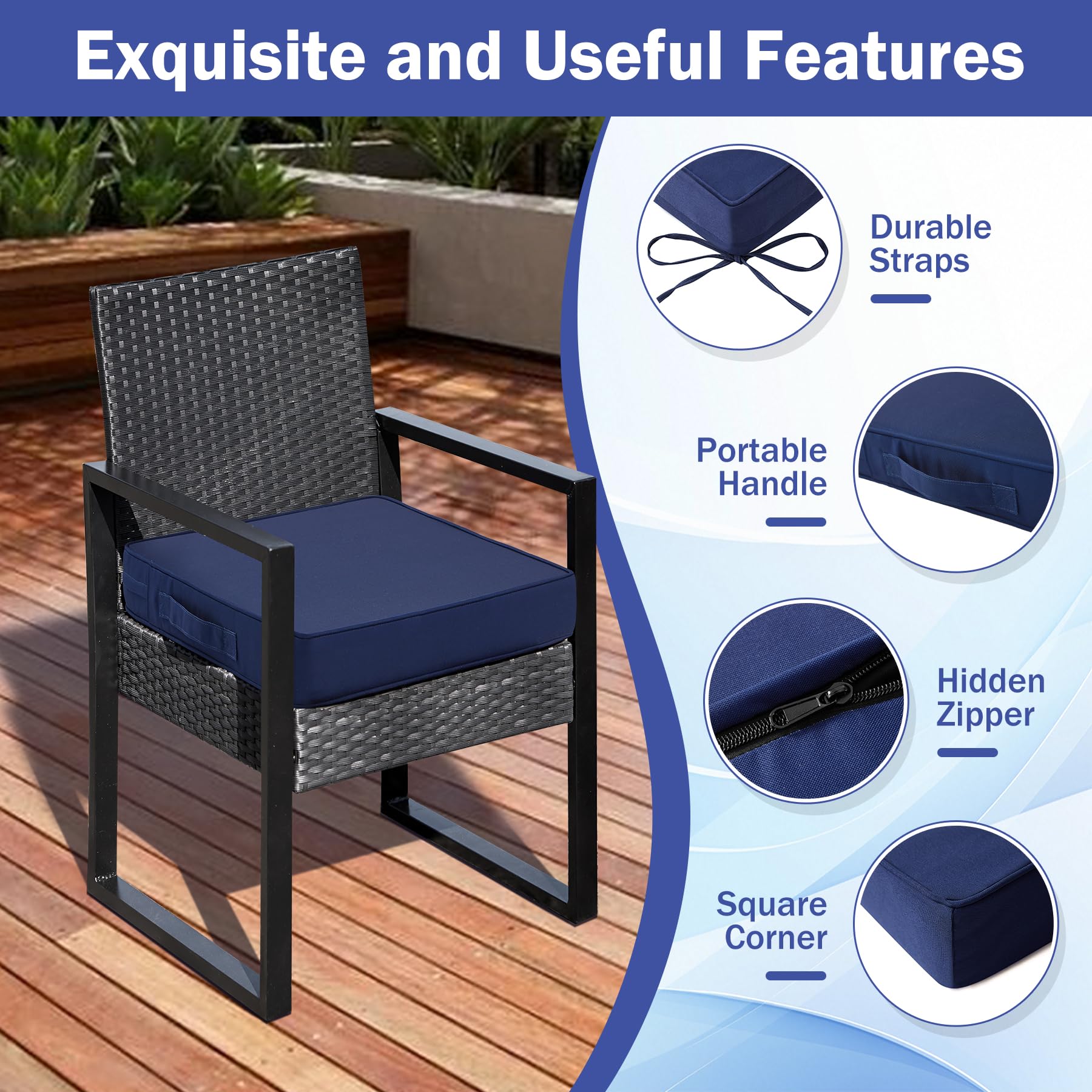 IASEAHK handle and adjustable ties visible for easy transport and security