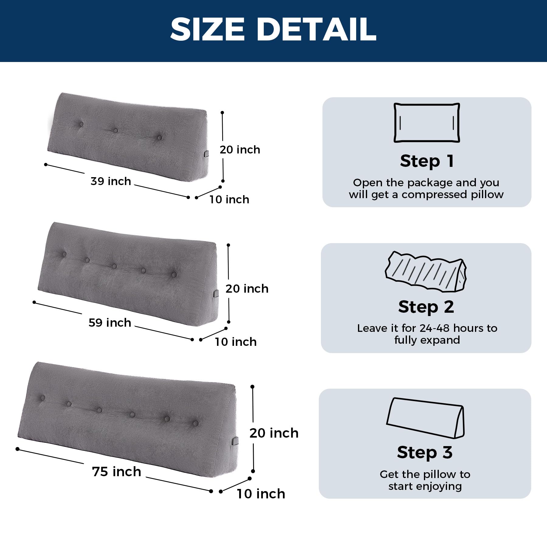 IASEAHK side profile wedge demonstrating incline and ergonomic support