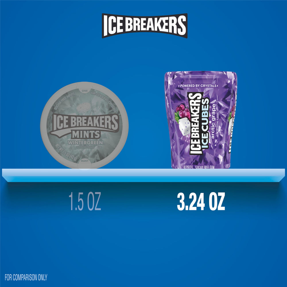 Ice Breakers frascos en mesa de fiesta listos para ofrecer a invitados