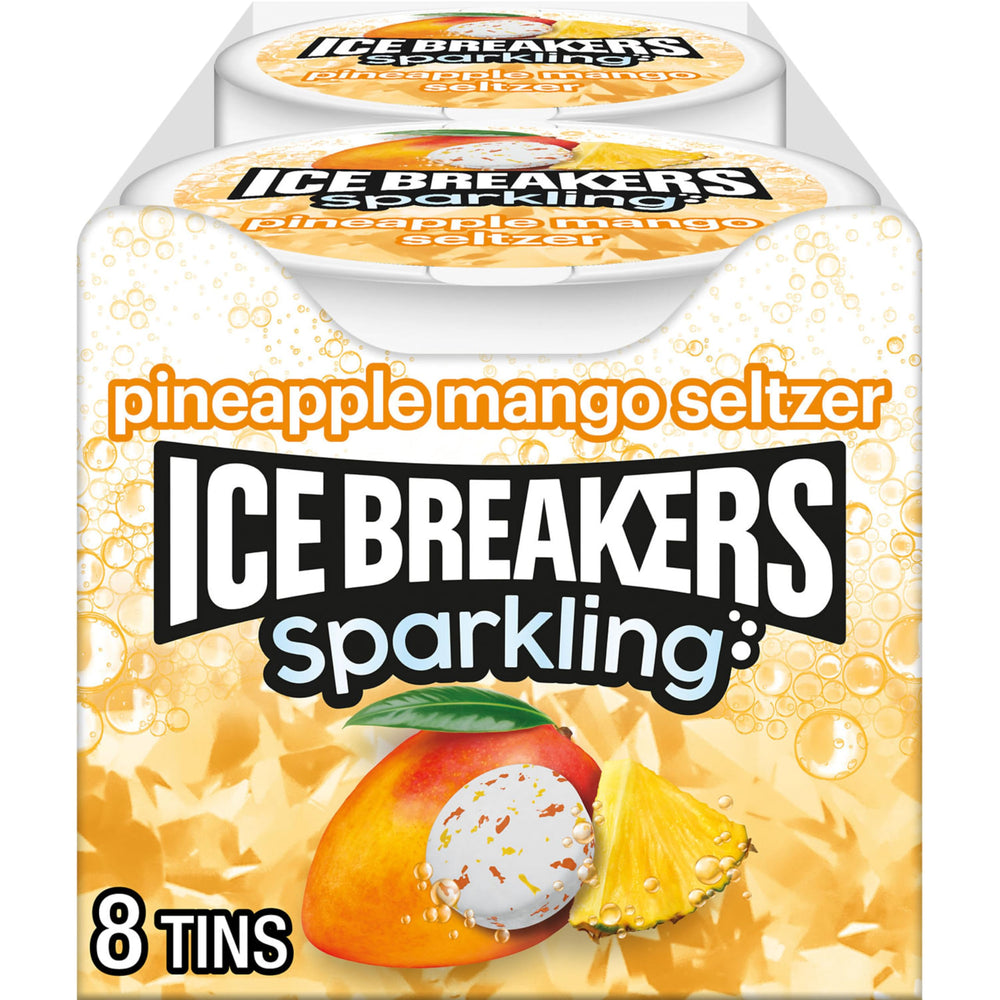 Ice Breakers lata frente mostrando diseño y fácil acceso al frescor