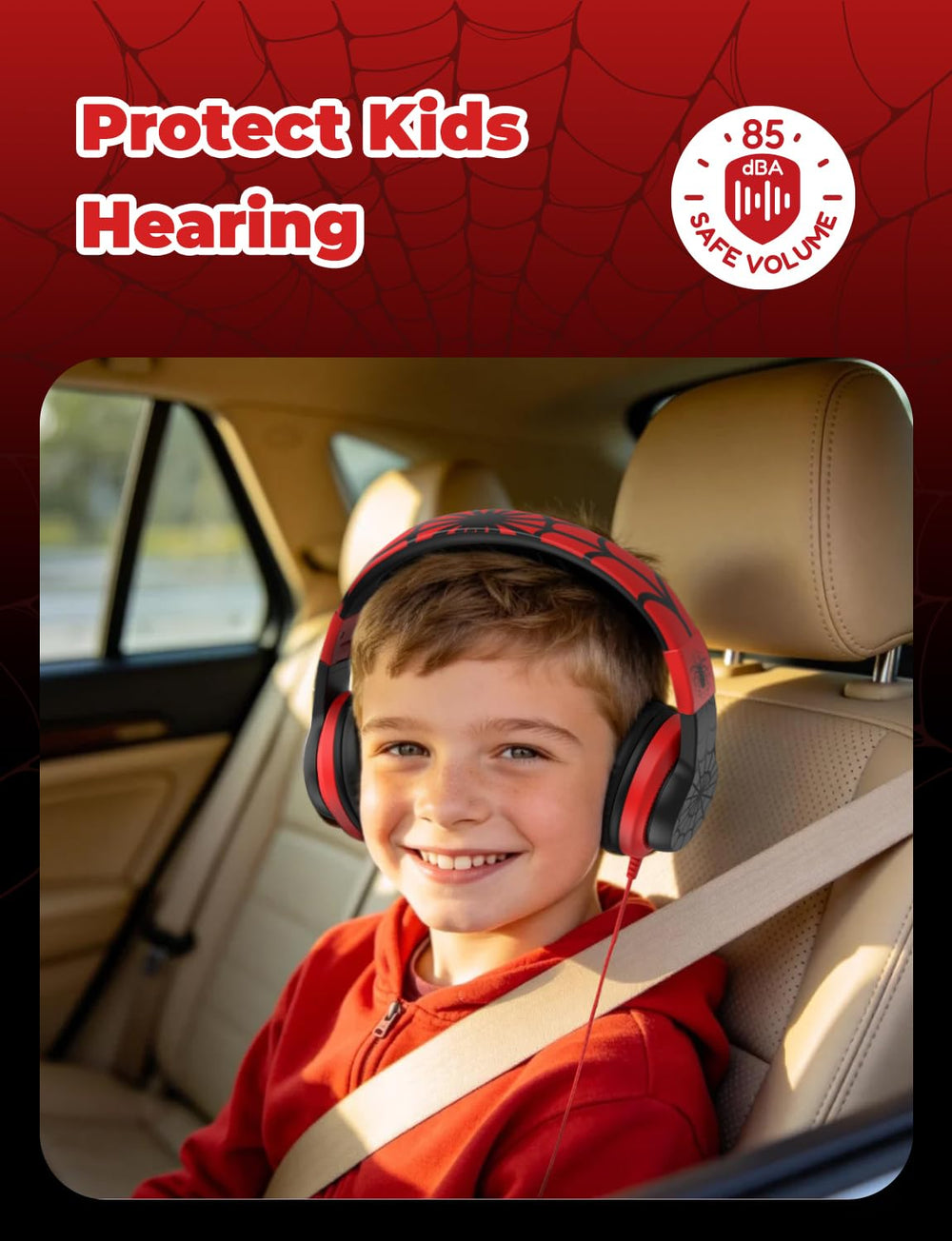 iClever HS19S close-up of soft earmuff cushion for comfortable long wear