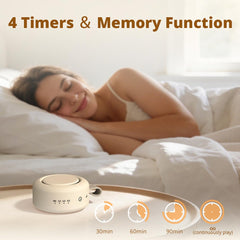 iDealSleep comparación de tamaño en mano mostrando portabilidad y facilidad de llevar
