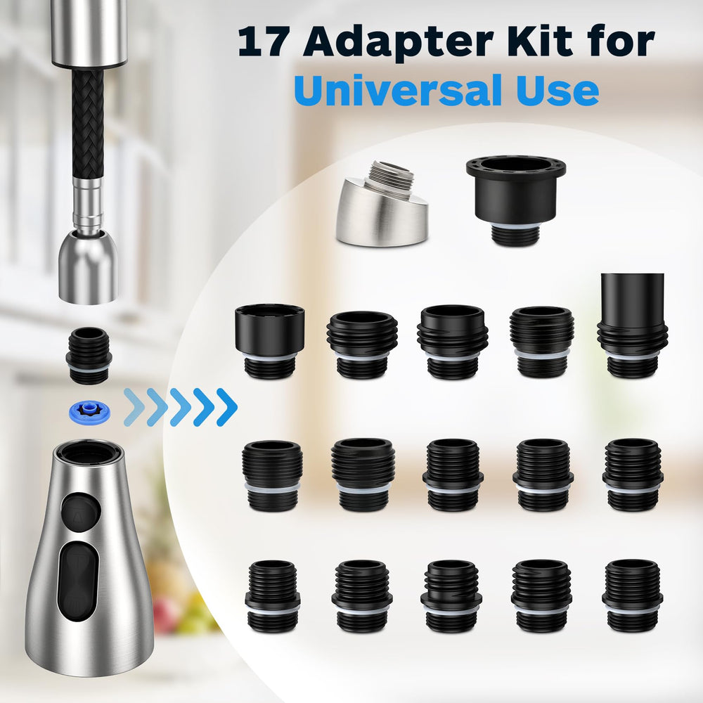 Ifaucet comparación de tamaño con mano muestra escala y facilidad de instalación