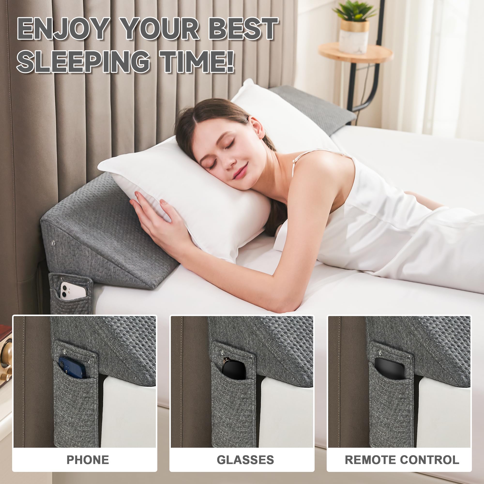 IFNOW funda desmontable con cremallera, lavado fácil