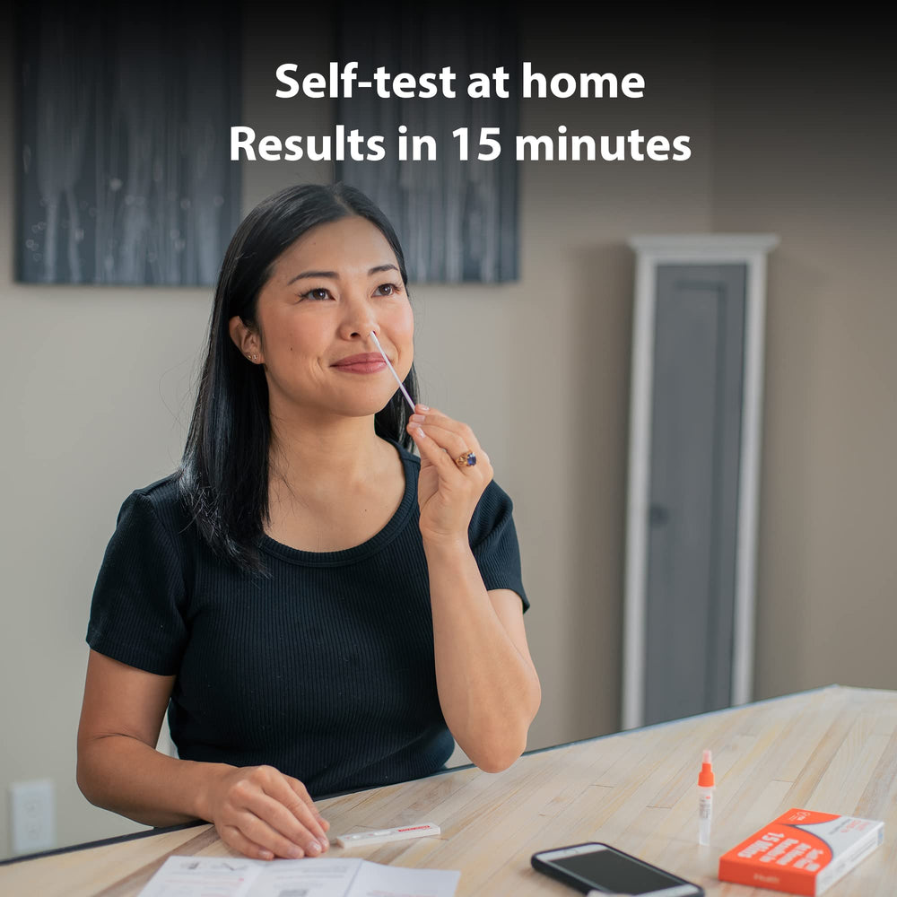 iHealth tira reactiva con resultado visible, rápida interpretación de 15 minutos