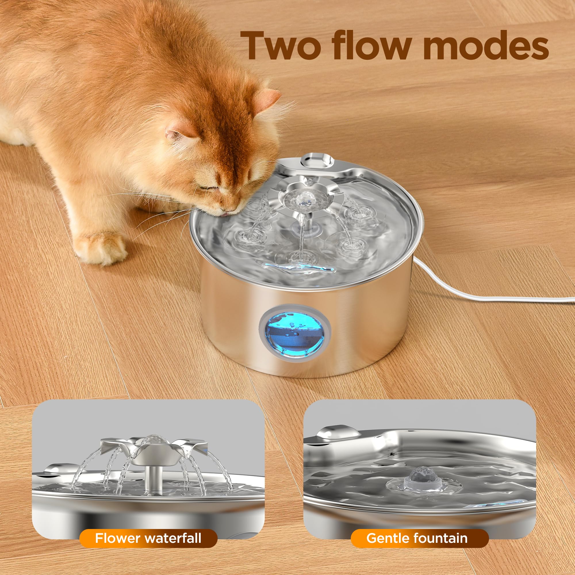 IHOUONE stainless steel bowl texture easy-to-clean and rust-resistant