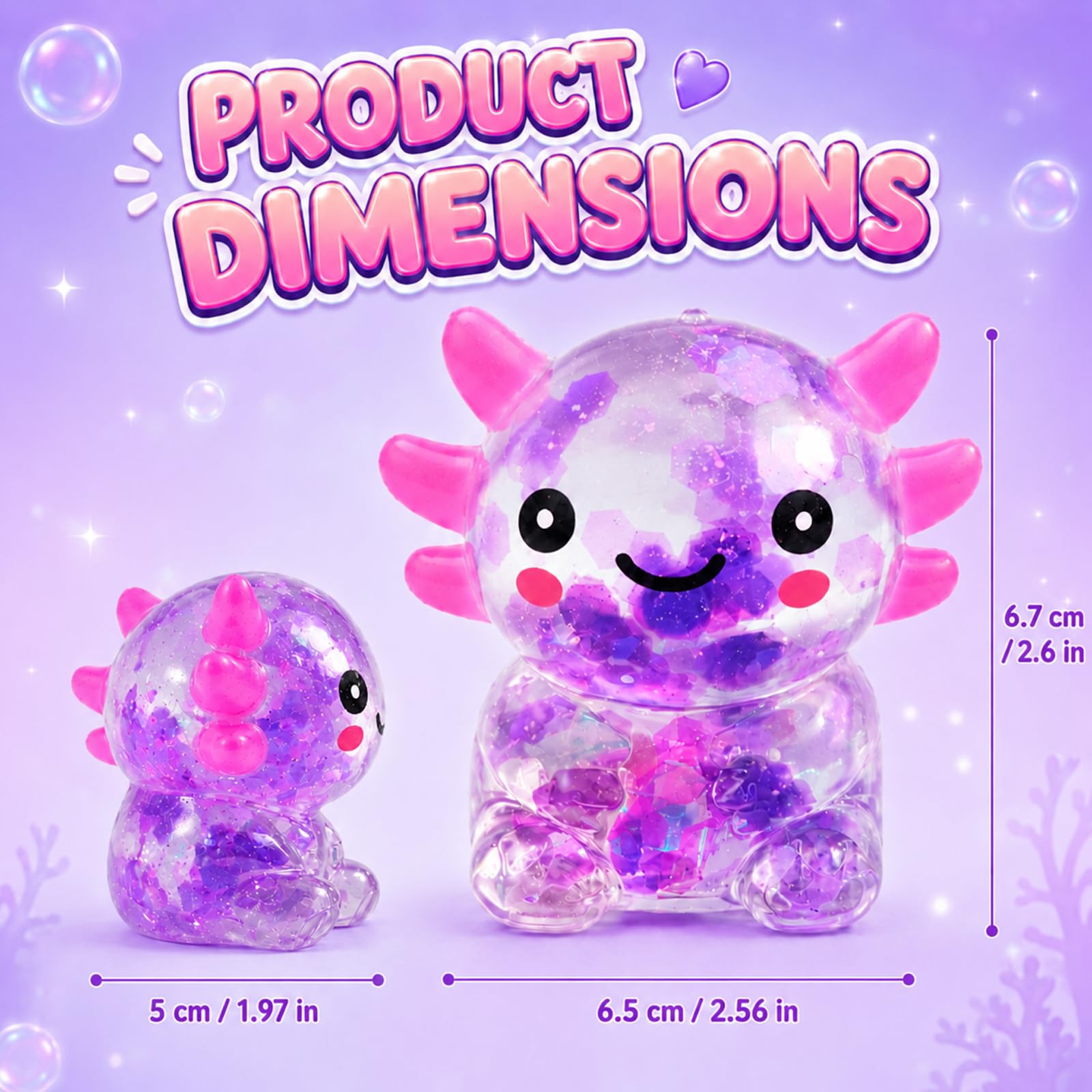 iJUKPX axolotl detalle de etiqueta y material resistente seguro