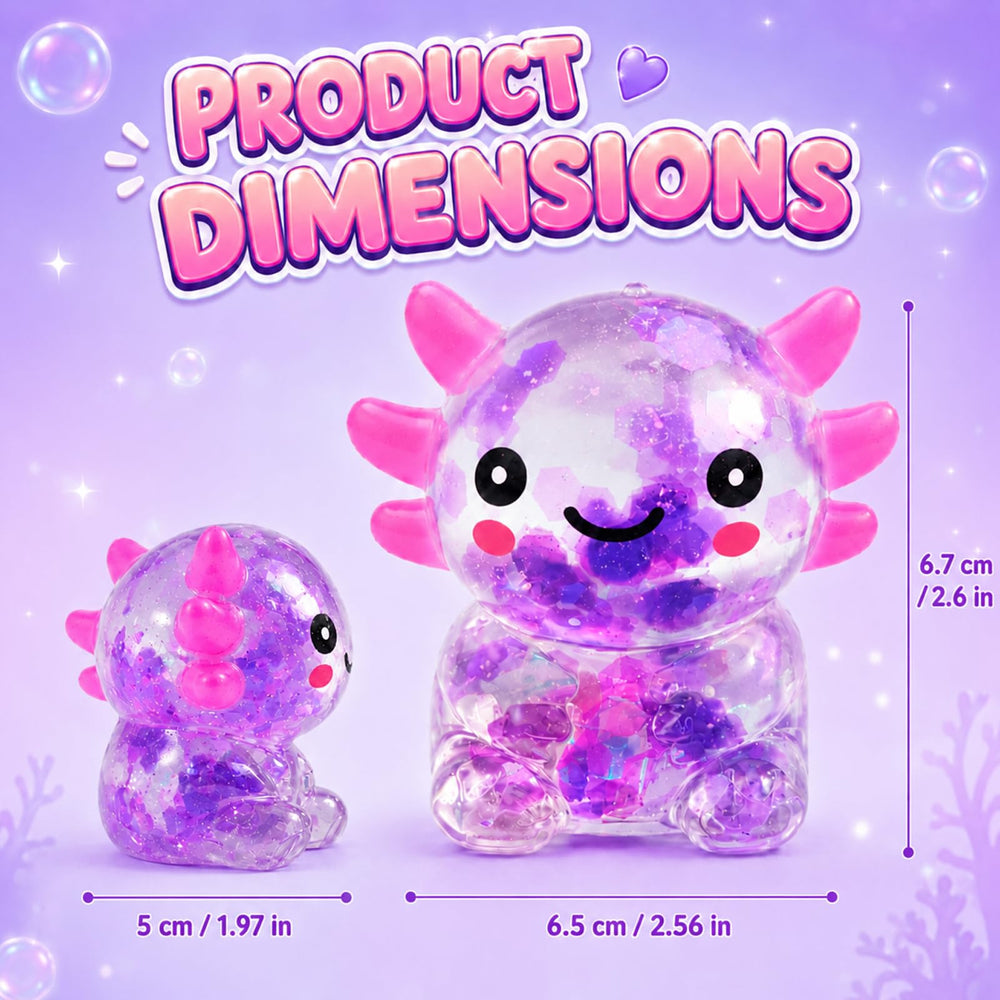 iJUKPX axolotl detalle de etiqueta y material resistente seguro
