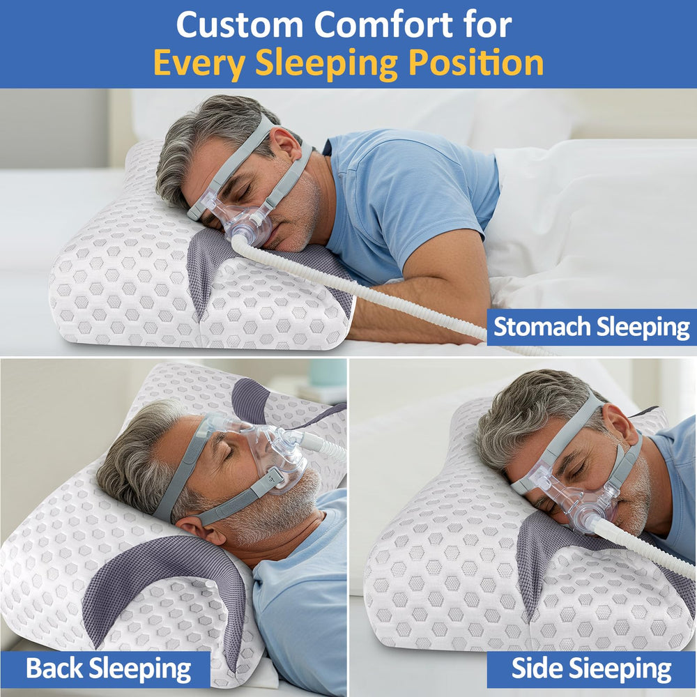 IKSTAR profile of side sleeper using pillow showing spinal alignment