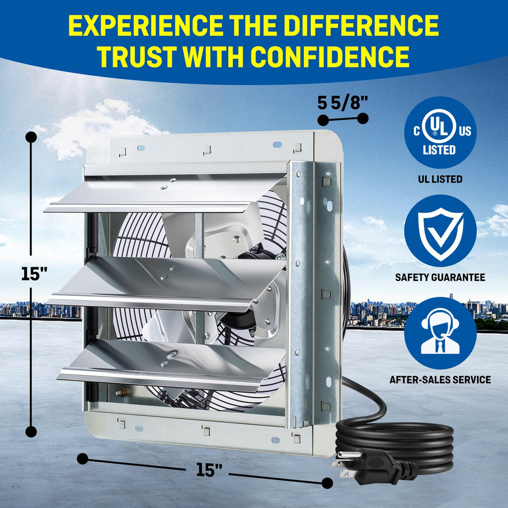 iLIVING ventilador junto a objeto para comparar tamaño y facilidad de montaje