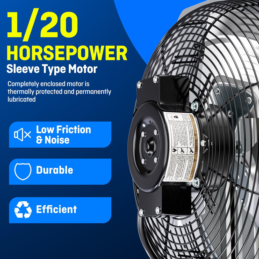 iLIVING persiana automática cerrada que protege cuando el ventilador está apagado