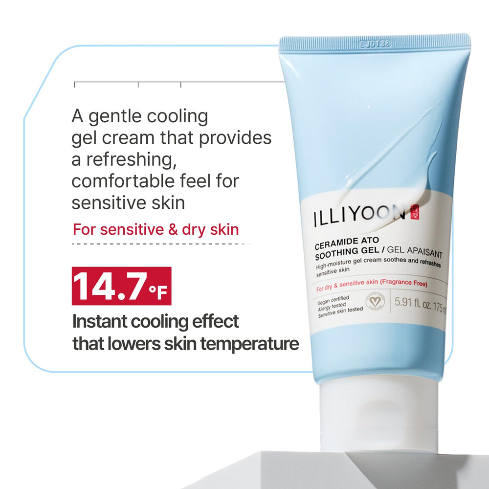 Illiyoon aplicación en mano y rostro, calma instantánea