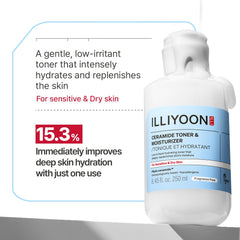 Illiyoon dosificación con gotero aplicando producto para confort