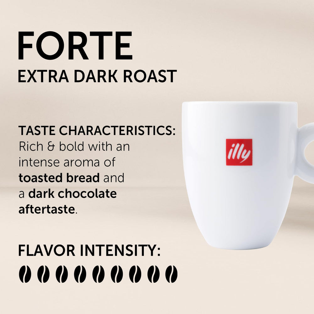 illy primer plano del molido mostrando textura y extracción consistente