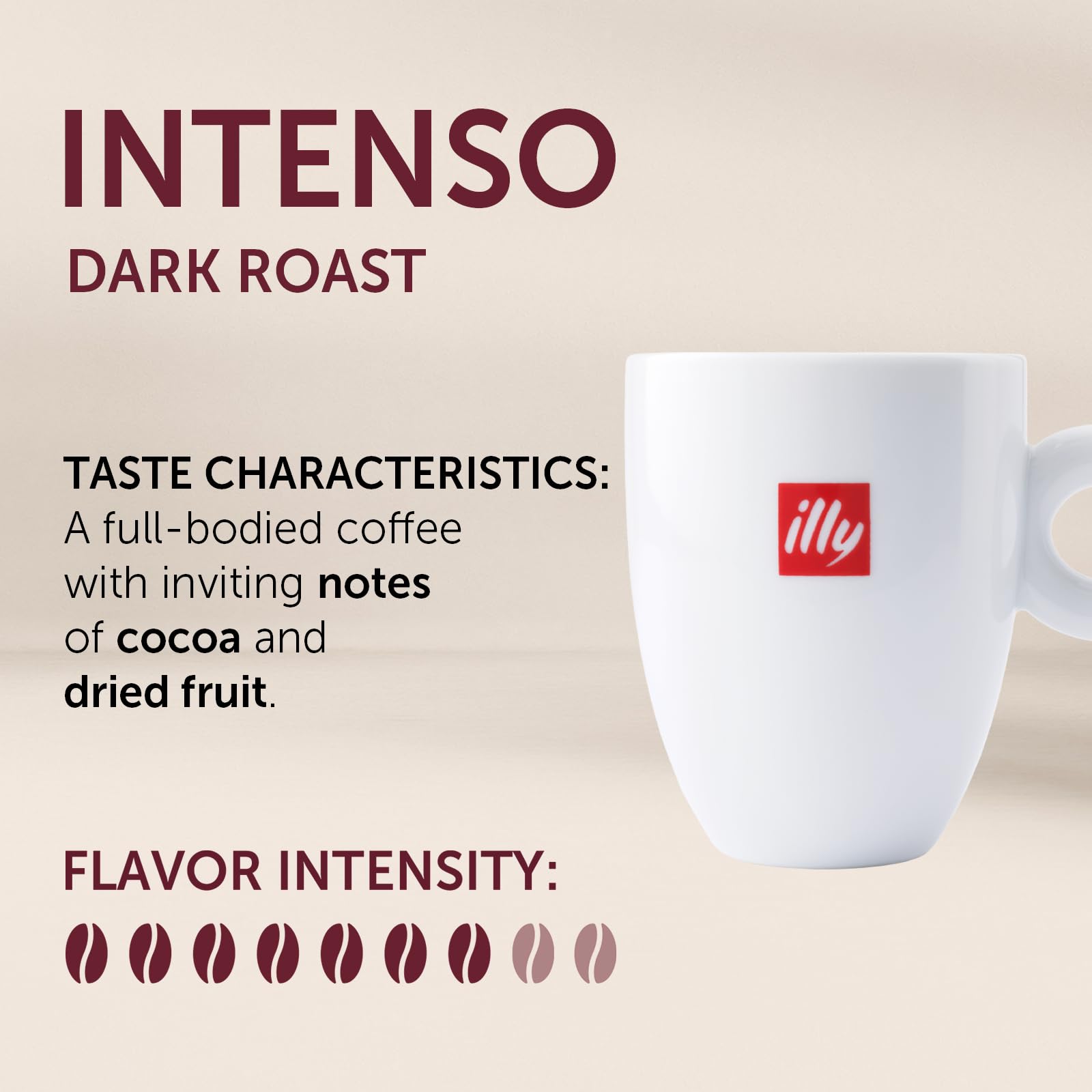 illy granos en primer plano mostrando textura y frescura del grano