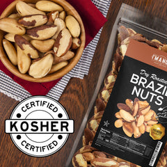 I'm A Nut comparación tamaño de nueces frente a monedas