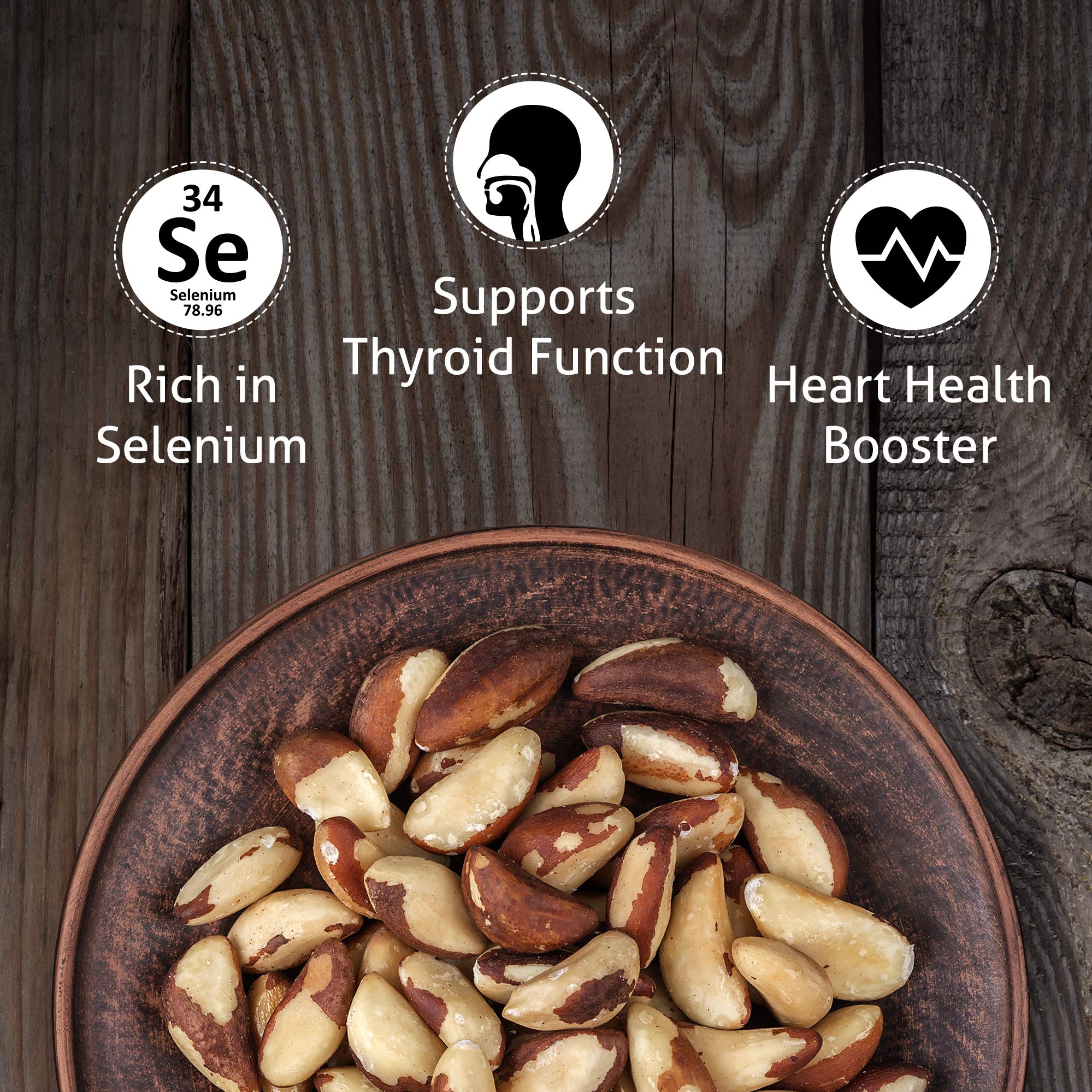 I'm A Nut primer plano textura y tueste de nueces crujientes