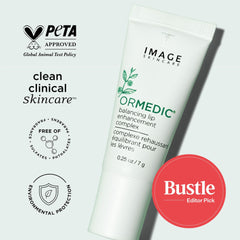 IMAGE Skincare producto en mano para comparar tamaño y portabilidad