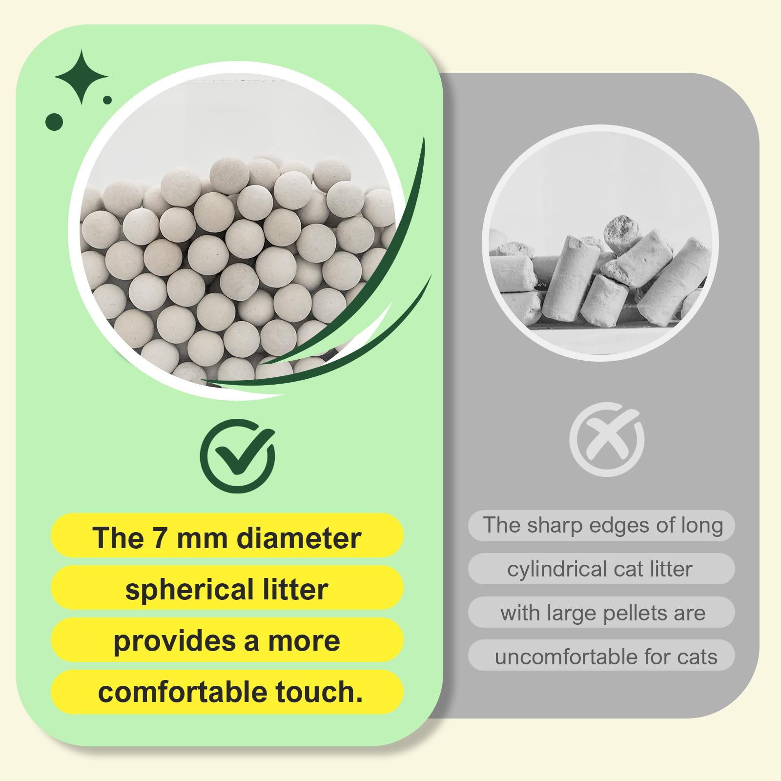 IMMCUTE cierre resellable del paquete para mantener pellets secos y frescos