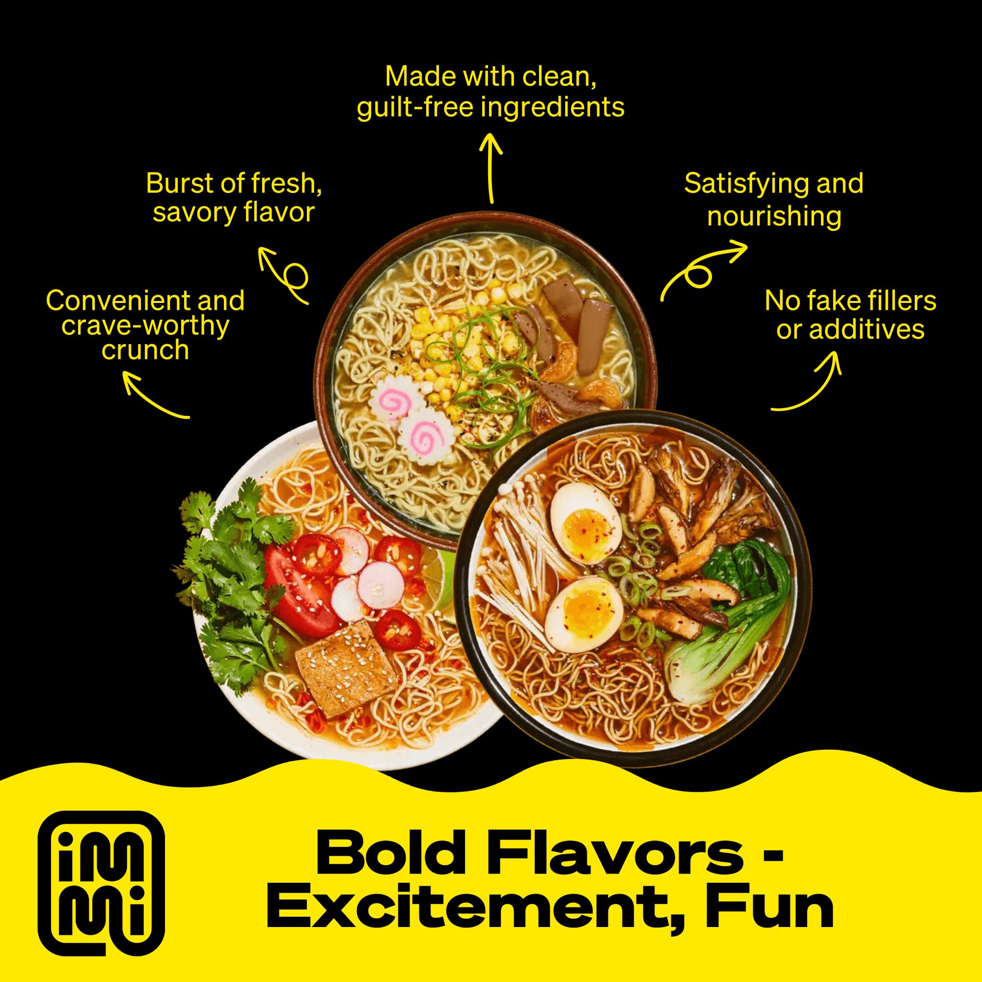immi tazón Spicy “Beef” servido con vapor y sabor intenso