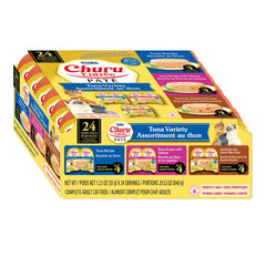 INABA Churu Entrée frontal del pack con atún, práctico y nutritivo