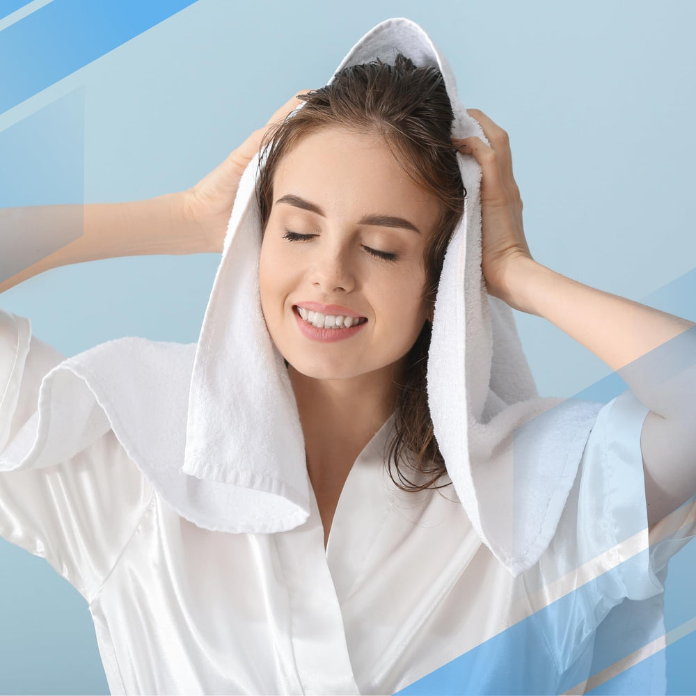 Infinitee Xclusives estiba en cesta de baño, organización elegante y funcional