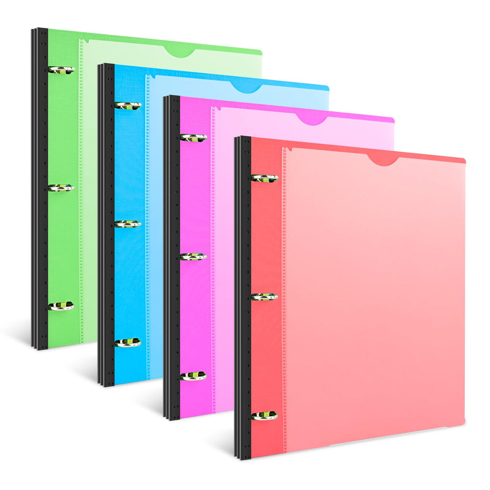 INFUN carpeta frontal con bolsillo transparente para personalizar portada y facilitar identificación