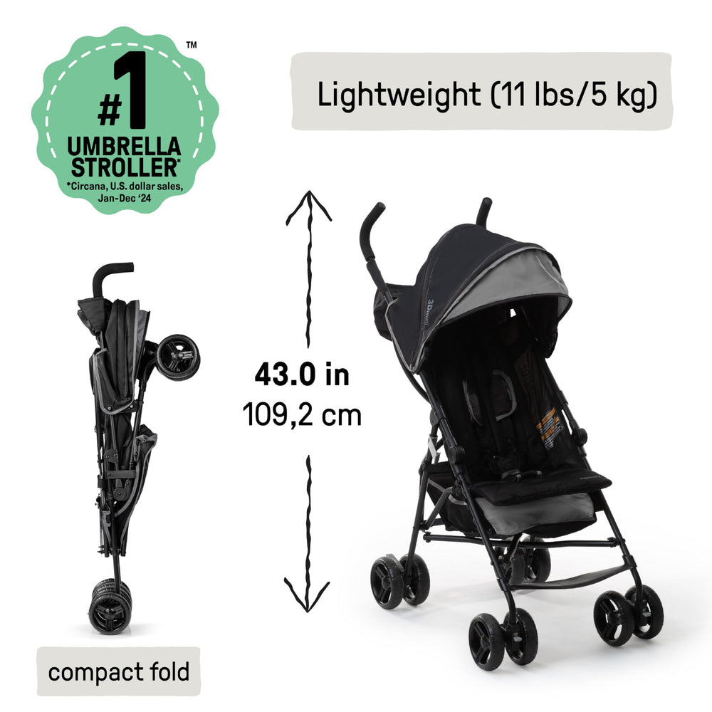 Ingenuity stroller seat close-up showing padded seat and harness for comfortable rides