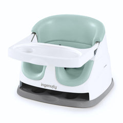Ingenuity Baby Base vista frontal mostrando acabado Mist y estabilidad