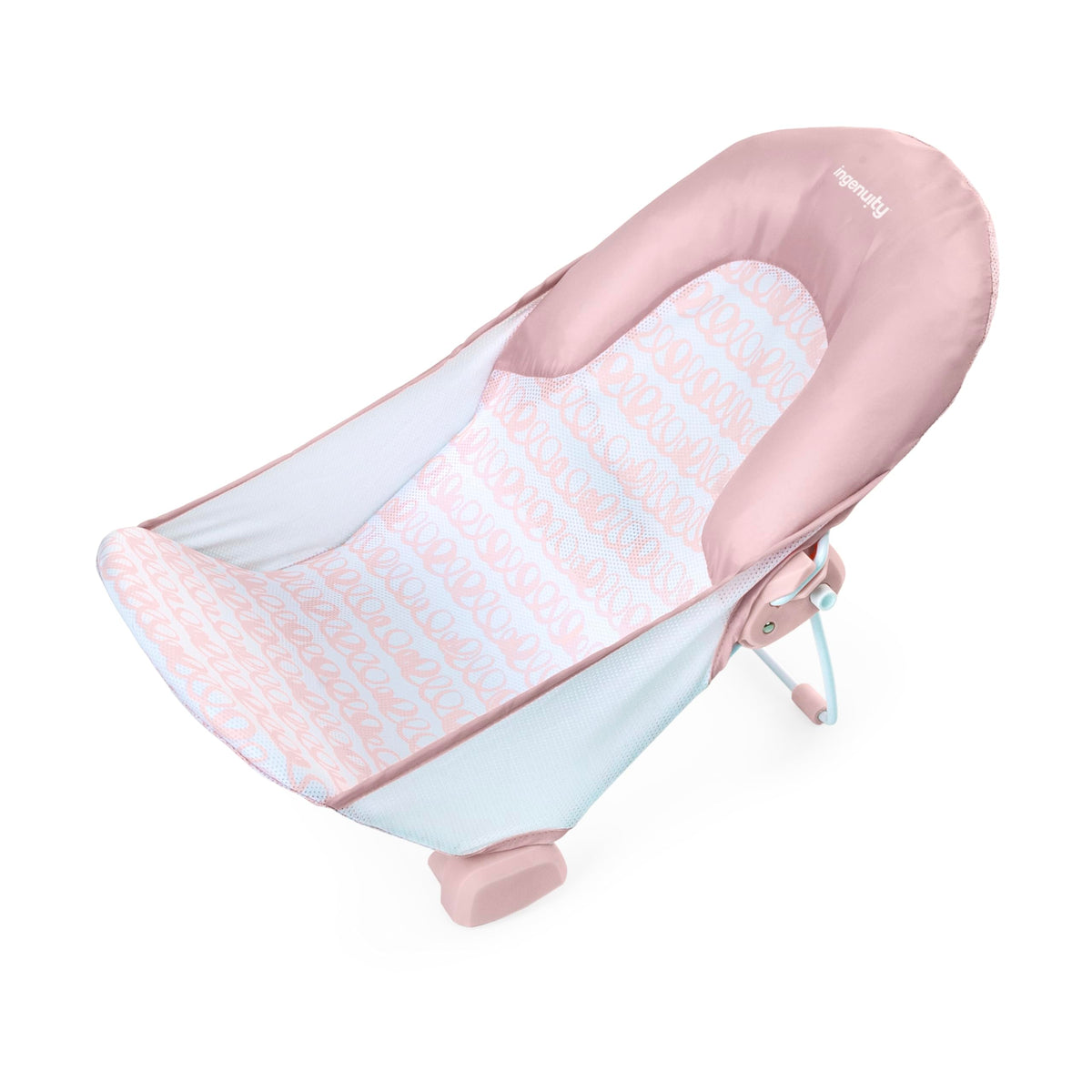 Ingenuity vista frontal del bather rosa con soporte estable