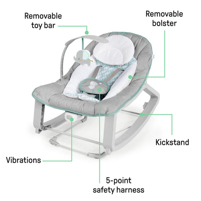 Ingenuity funda del asiento lista para lavado fácil y mantenimiento higiénico